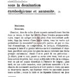 Saigon sous la domination cambodgienne et annamite