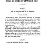Statuts de la société des etudes indochinoises de saigon