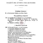 Liste des membres de la société des etudes indochinoises au 1er janvier 1900