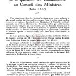 La première Évocation de la question de Cochinchine au conseil des ministres (juillet 1857)
