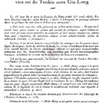 La vie et la mort du Maréchal Nguyen Van Thieng, vice-roi du Tonkin sous Gia Long