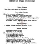 Liste générale des membres de la société des etudes indochinoises