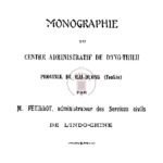 Monographie du centre administratif de Dong Trieu, province de Hai-Duong (tonkin)