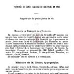 Rapports présentés au comité agricole et industriel en 1882