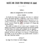 Statuts de la société des etudes indochinoises de Saigon