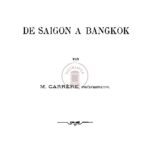De saigon à Bangkok
