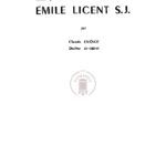 Le révérend père Emile Licent, S.J.