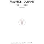 Maurice Durand (1914-1966)