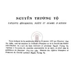 Nguyễn Trường Tộ, patriote réformiste, poète et homme d’action