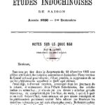 Notes sur le quôc ngu