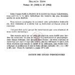Tables quinquennales du bulletin de la S.E.I., nouvelle série, tomes 33 (1958) à 37 (1962)