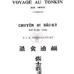 Voyage au Tonkin en 1876 (Chuyến đi Bắc kỳ năm Ất Hợi 1878) (texte vietnamien et traduction en français)