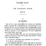 Notes sur l’Annam (fin)