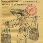 Foire de Hanoi, ouverture reportée au 10 Décembre 1922, fermeture le 24 Décembre 1922