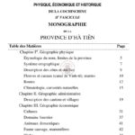 Géographie physique, économique et historique de la Cochinchine (IIe fascicule), Monographie de la province de Hà-Tiên