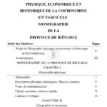 Géographie physique, économique et historique de la Cochinchine (Ier fascicule), Monographie de la province de Biên-Hoà