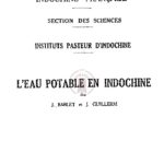 L’eau potable en Indochine (Exposition Coloniale Internationale Paris 1931)