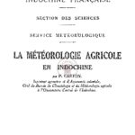 La météorologie agricole en Indochine (Exposition Coloniale Internationale Paris 1931)