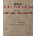 Essai sur l’évolution de la langue annamite
