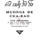 Muongs de Cua-Rao, étude monographique