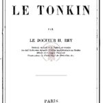 Contribution à la géographie médicale : le Tonkin