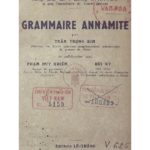 Grammaire annamite