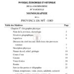 Géographie physique, économique et historique de la Cochinchine (IVe fascicule), Monographie de la province de Mỷ-Tho