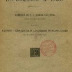 Les inondations au Tonkin, mémoire de S. E. Hoang-Cao-Khai (Ancien Kinh-lược au Tonkin), suivi d’un rapport technique de M. l’Ingénieur Principal Rouen